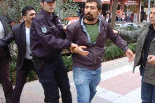 Başbakan protestosuna polis engeli  - Resim 29