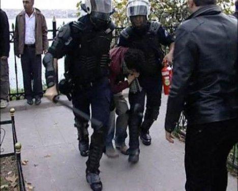 Başbakan protestosuna polis engeli  - Resim 49