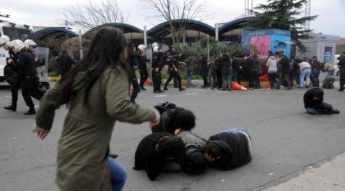 Başbakan protestosuna polis engeli  - Resim 16