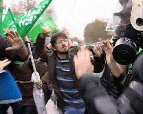 Başbakan protestosuna polis engeli  - Resim 41