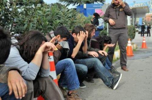 Başbakan protestosuna polis engeli  - Resim 44