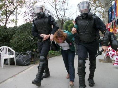 Başbakan protestosuna polis engeli  - Resim 58