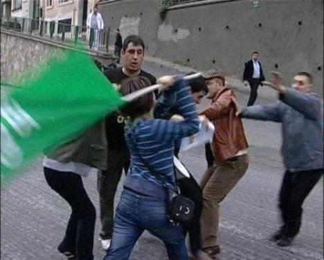 Başbakan protestosuna polis engeli  - Resim 48