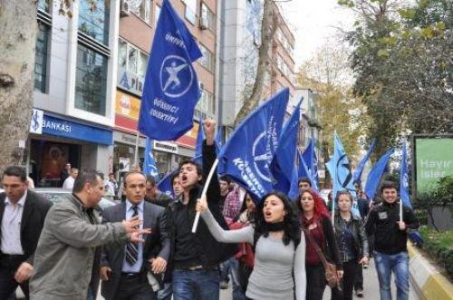 Başbakan protestosuna polis engeli  - Resim 28