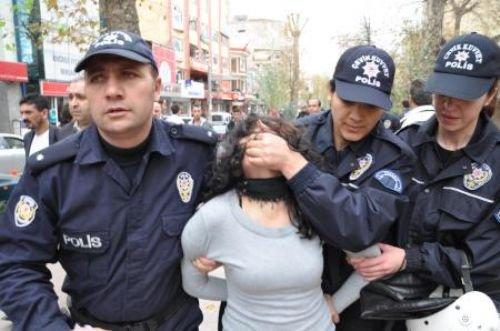 Başbakan protestosuna polis engeli  - Resim 19