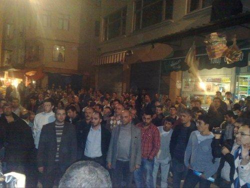 Ülkücüler dizi setini bastı