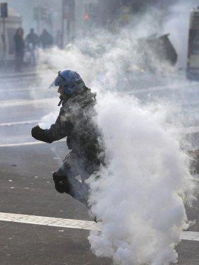 İtalya öğrenci protestosu - Resim 25
