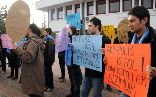 KTÜ'lü öğrencilerden protesto - Resim 11