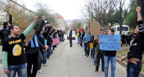KTÜ'lü öğrencilerden protesto - Resim 5