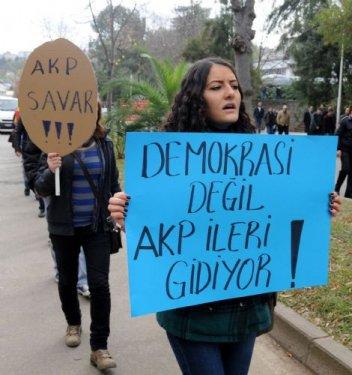 KTÜ'lü öğrencilerden protesto - Resim 8