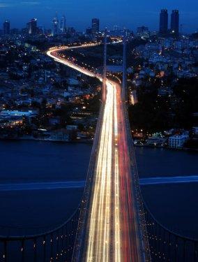 İstanbul'da günbatımı ve gece - Resim 3
