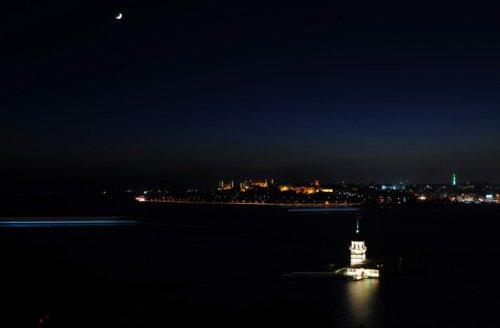 İstanbul'da günbatımı ve gece - Resim 53