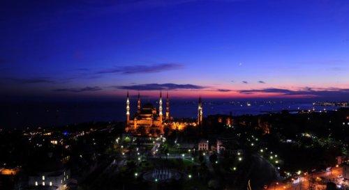 İstanbul'da günbatımı ve gece - Resim 27