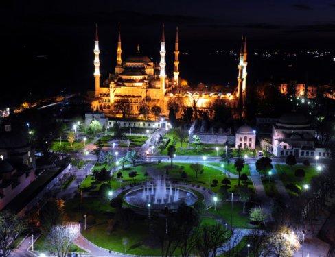 İstanbul'da günbatımı ve gece - Resim 22