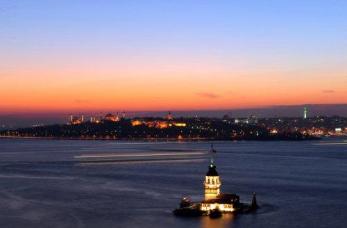 İstanbul'da günbatımı ve gece - Resim 50