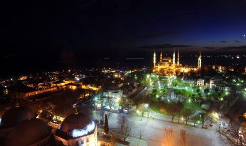 İstanbul'da günbatımı ve gece - Resim 23