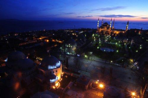 İstanbul'da günbatımı ve gece - Resim 26