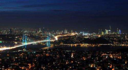 İstanbul'da günbatımı ve gece - Resim 14