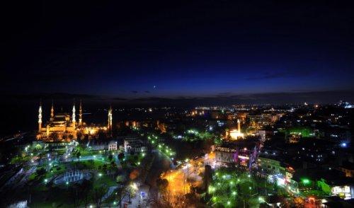 İstanbul'da günbatımı ve gece - Resim 28