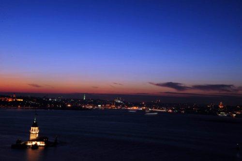 İstanbul'da günbatımı ve gece - Resim 51