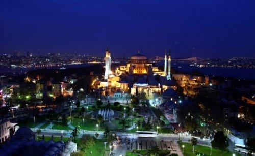 İstanbul'da günbatımı ve gece - Resim 12