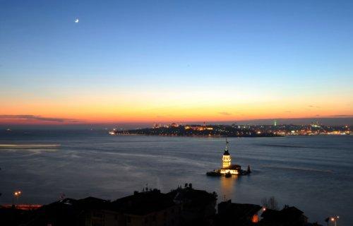 İstanbul'da günbatımı ve gece - Resim 49