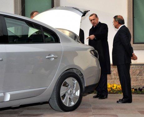 Erdoğan elektrikli Renault’u test etti  - Resim 9