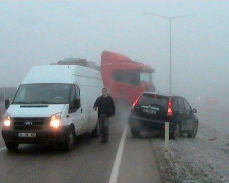 Ankara'da 50'den fazla araç birbirine girdi  - Resim 11