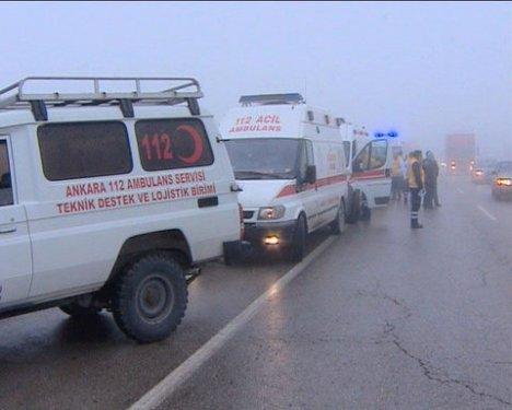 Ankara'da 50'den fazla araç birbirine girdi  - Resim 15