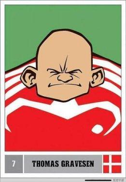 Güldüren futbolcu karikatürleri