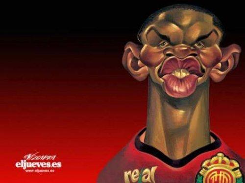 Güldüren futbolcu karikatürleri