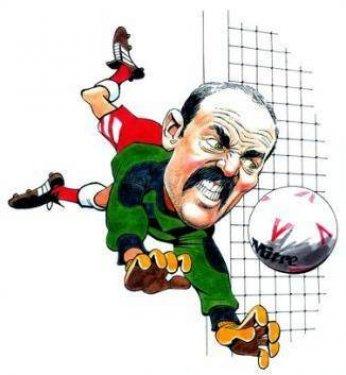 Güldüren futbolcu karikatürleri