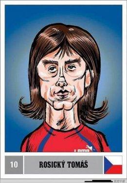 Güldüren futbolcu karikatürleri