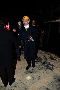 Kılıçdaroğlu madene indi