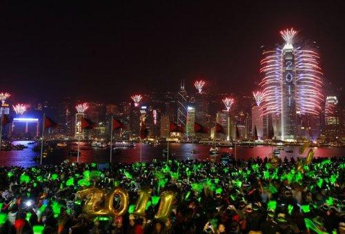 Dünyadan yeni yılı böyle karşıladı