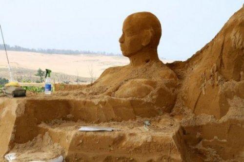 Japonya'dan muhteşem kum heykeller - Resim 15