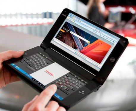 Toshiba'dan çift ekranlı laptop - Resim 2
