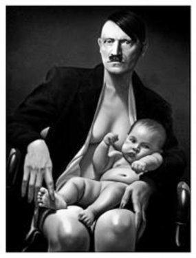 Hamile ve çıplak Hitler - Resim 3