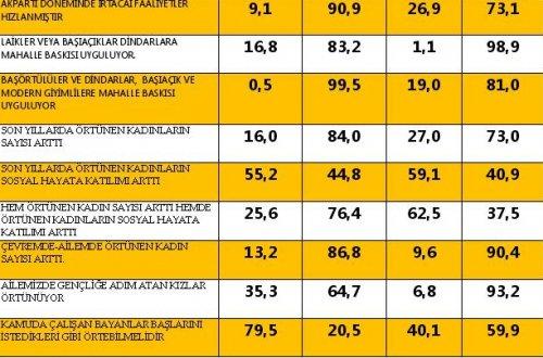 AKAM'ın etnik kimliklerin siyasi tercihleri araştırması