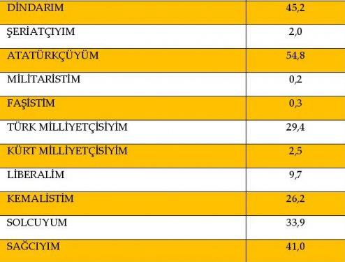 AKAM'ın etnik kimliklerin siyasi tercihleri araştırması