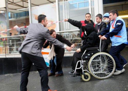 İstanbul'da hastane yangını - Resim 1