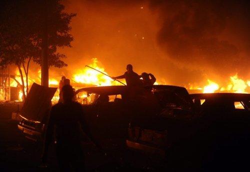 Mısır sokakları alev alev