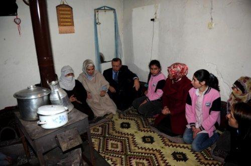 Erdoğan'ın Ağrı'da ev ziyareti