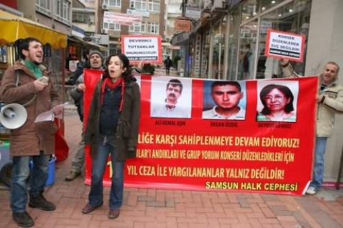 Samsun'da eylem  - Resim 1