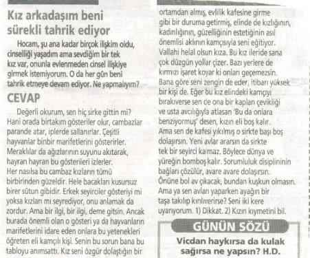 Haydar Dümen'e gelen ilginç sorular