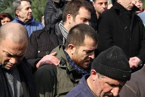 İlker Yasin Solmaz cenazede böyleydi