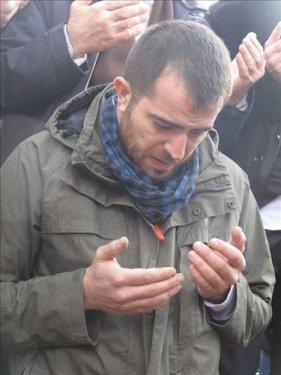 İlker Yasin Solmaz cenazede böyleydi