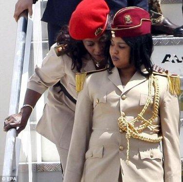 Kaddafi'nin bakire korumaları