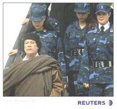 Kaddafi'nin bakire korumaları