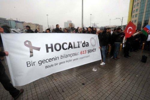 Hocalı Katliamı şehitleri Taksim'de anıldı - Resim 7